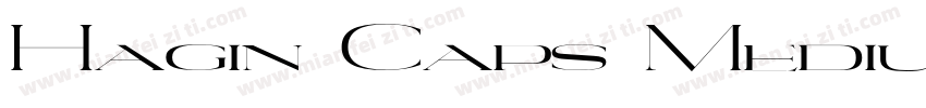 Hagin Caps Medium Me字体转换